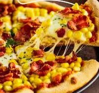Pizza Bacon com Milho